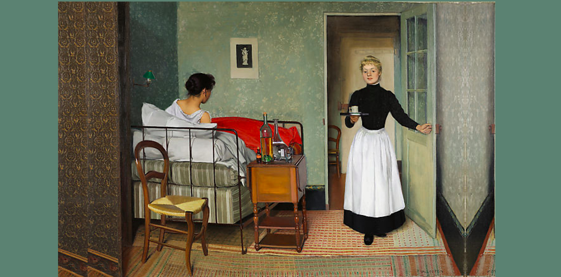 La malade, Félix Vallotton, 1892